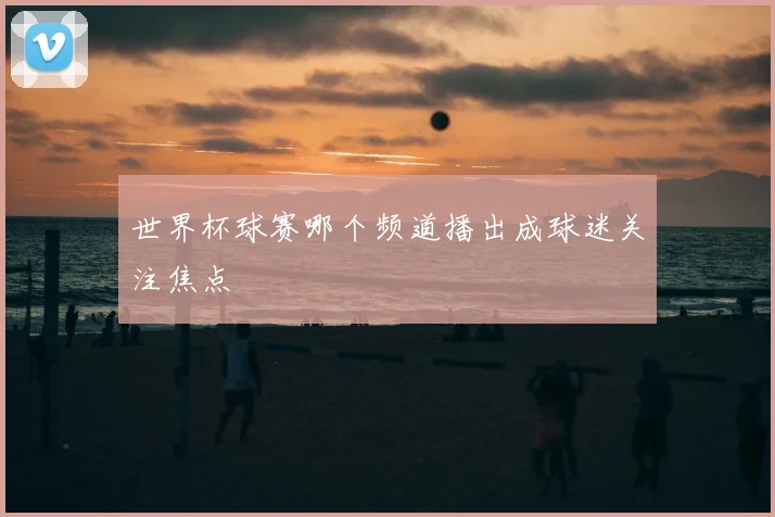 世界杯球赛哪个频道播出成球迷关注焦点